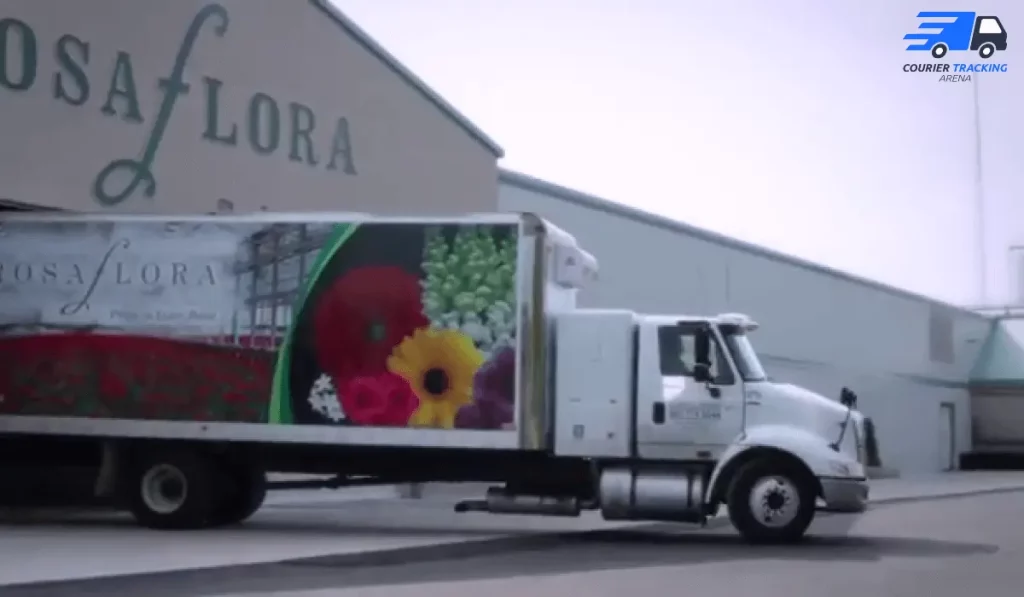 Interflora Truck on its way to deliver Flowers