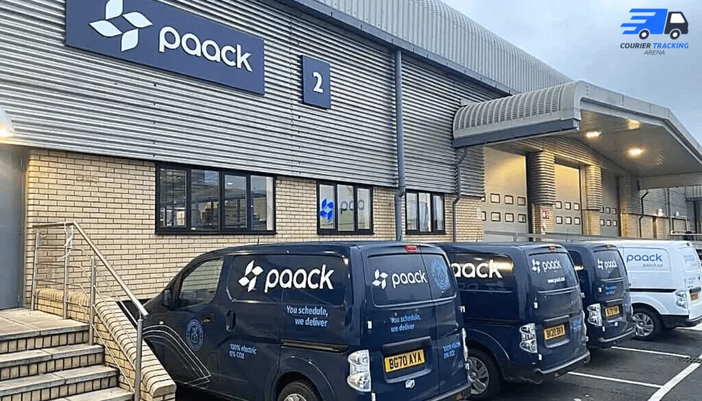 Paack Courier Vehicles ready for delivering packages