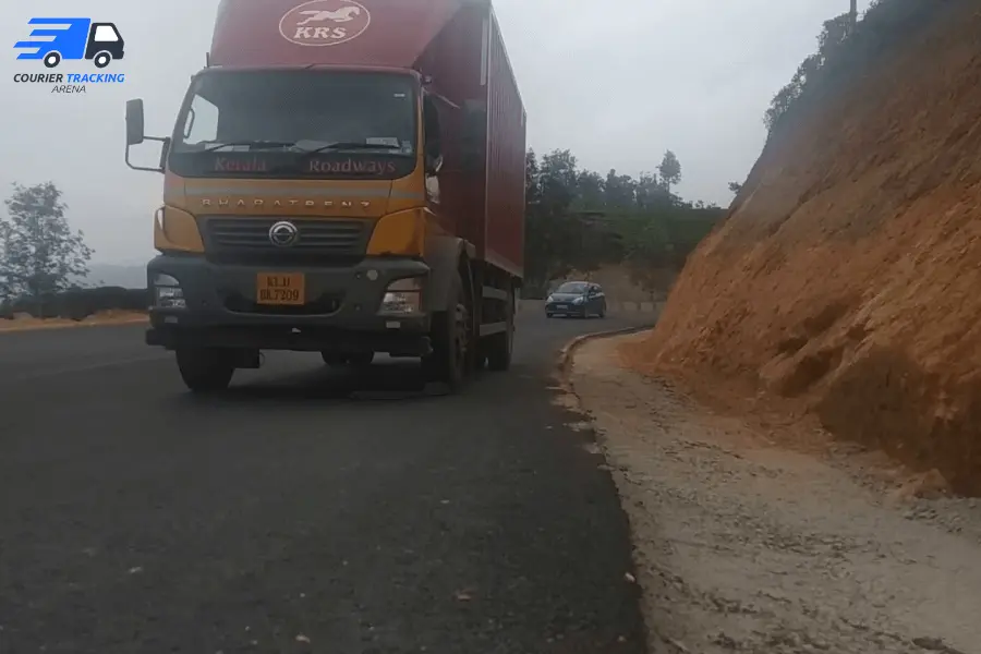 KRS Truck on its way to deliver goods